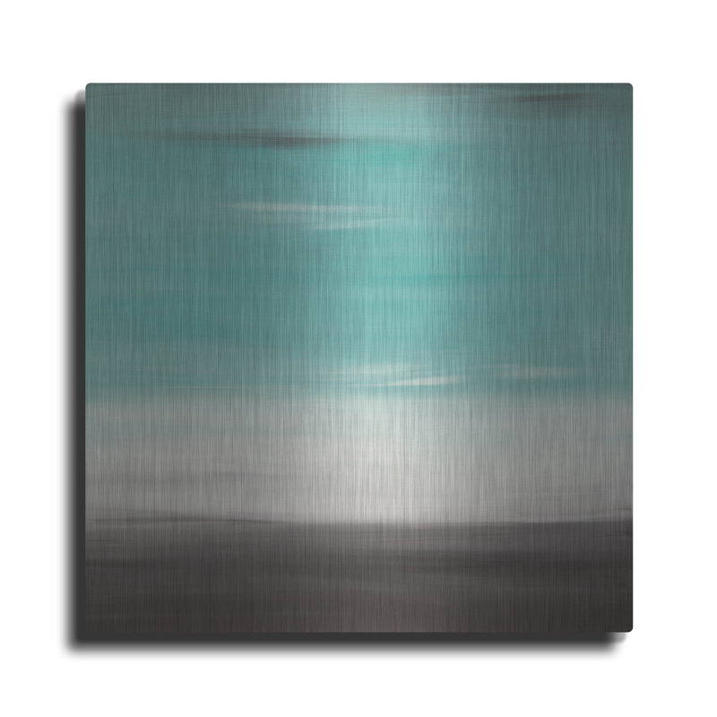 Highland Dunes «Sunset 37» par Hilary Winfield, art mural en métal, H 36 po x l 36 po