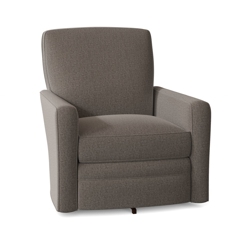 Idana Upholstered Swivel Armchair, Craftwood 42 Gray Performance Chenille, Yes