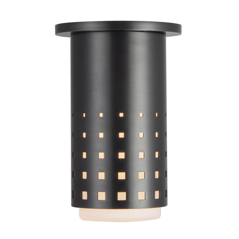 Astoria 5-in Black Semi-Flush Mount, Oil Rubbed Bronze