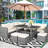 9 - Person Patio Conversation Set with Cushions-1473695853