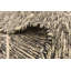 Tapis noir et blanc Noack
