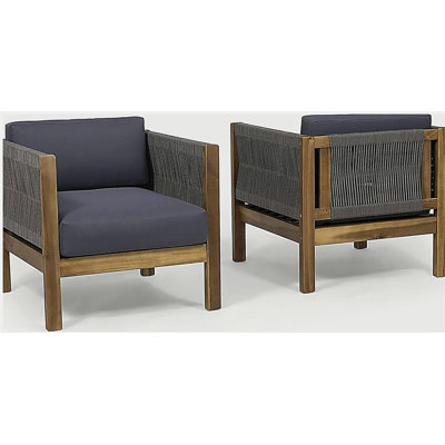 LAUREL OUTDOOR CLUB CHAIR (Set of 2)