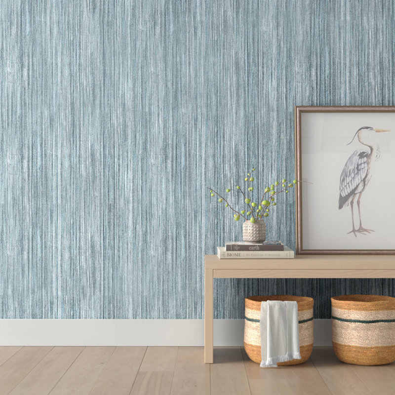 Charles Striped Roll, Teal