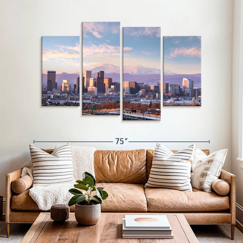Nicci Denver Mountainous Skyline, 42" H x 68" W
