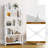 62'' H 5-Tier Etagere Bookcase With Metal Frame-1777499388