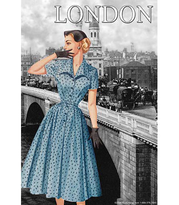 " London Bridge Frock II " by Sara Pierce