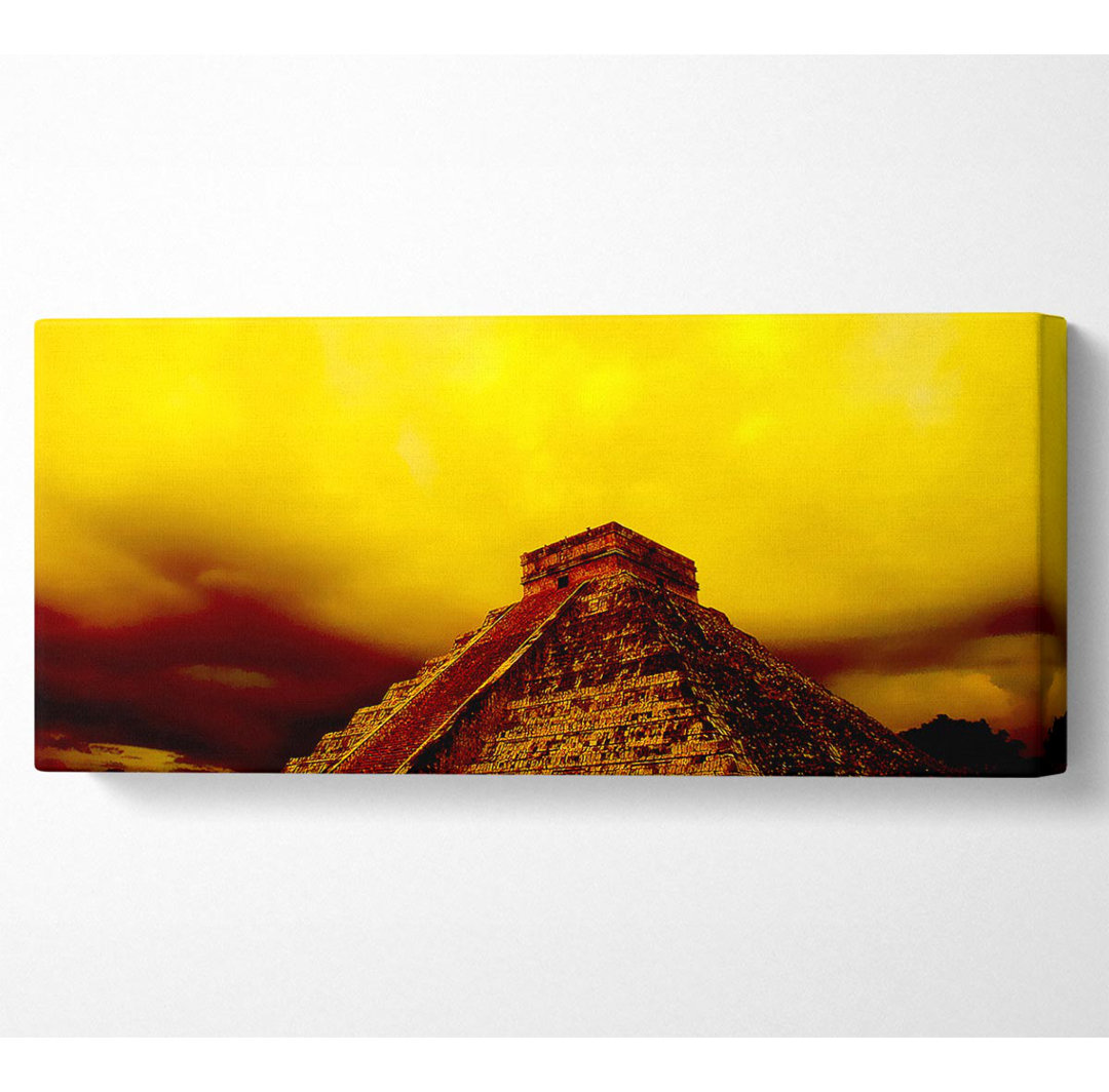 Myan Pyramind 02 - Kunstdrucke auf Leinwand - Wrapped Canvas