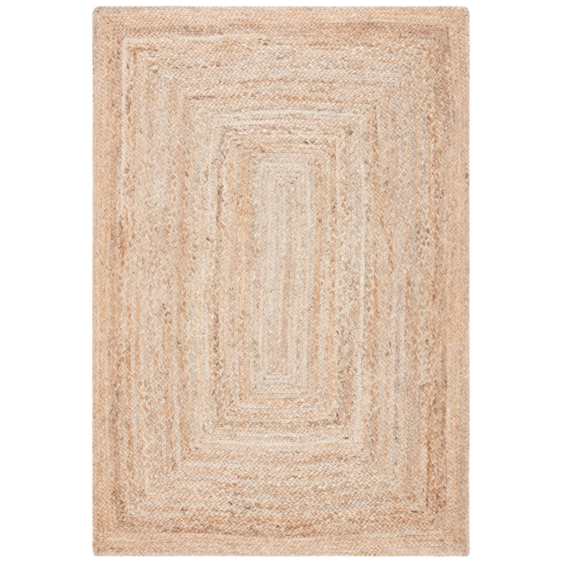 Tapis en jute tissé à la main Arria, Rectangle 6 pi x 8 pi