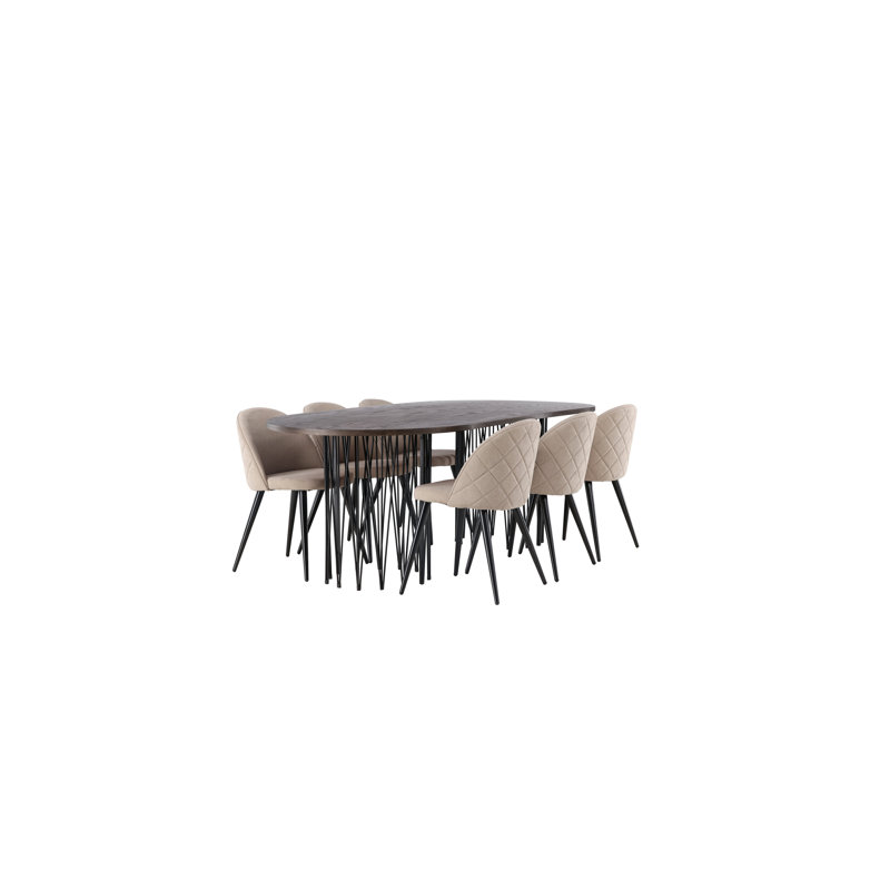 Henryetta 6 - Person Dining Set