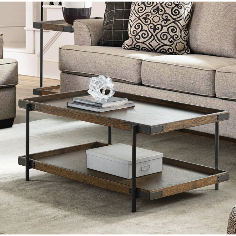 Sebastianne 2 - Piece Solid Wood Top Living Room Table Set