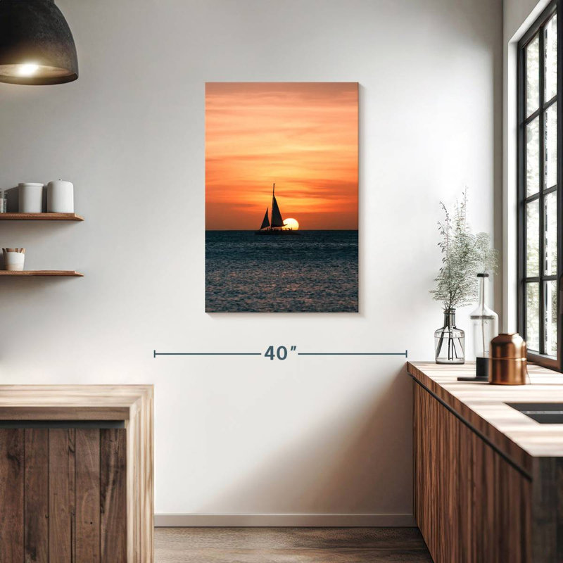 Mehar Palm Beach Aruba Sailboat, 36" H x 24" W