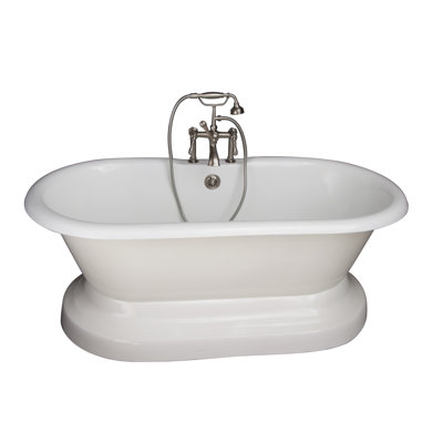 66'' x 30'' Soaking Cast Iron Bathtub