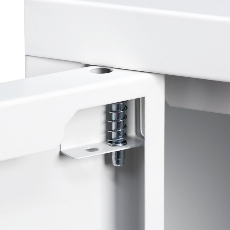 1 -Door Storage Cabinet, White
