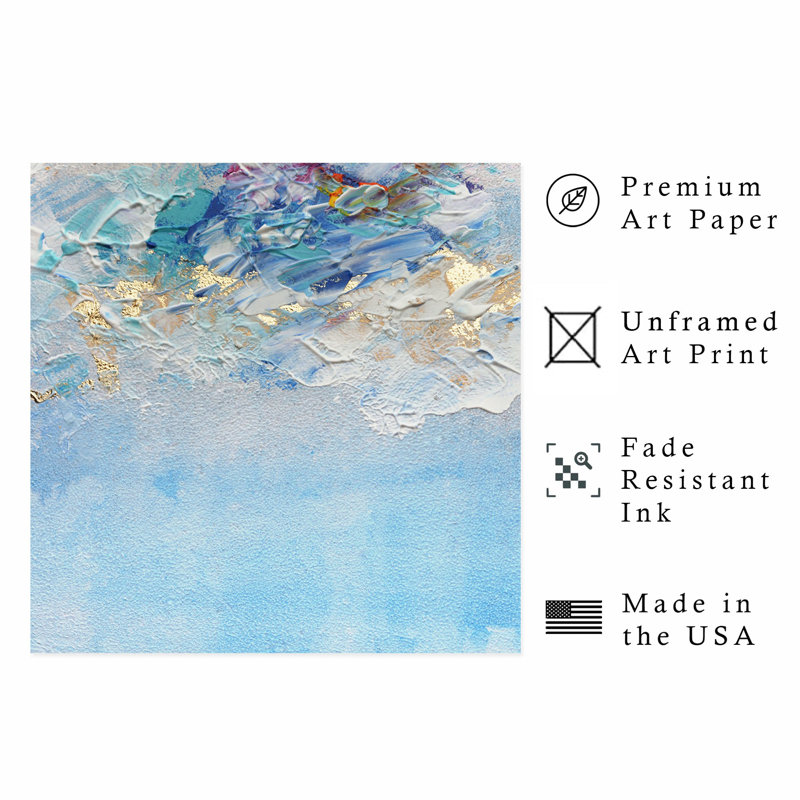 Abstract Alpine Luxe II Transitional Unframed Art Print, 20" H x 20" W