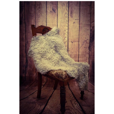Beedeville Solid Colour Sheepskin 60cm X 110cm Area Rug