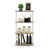 Sonoma Oak/White Square Tubes