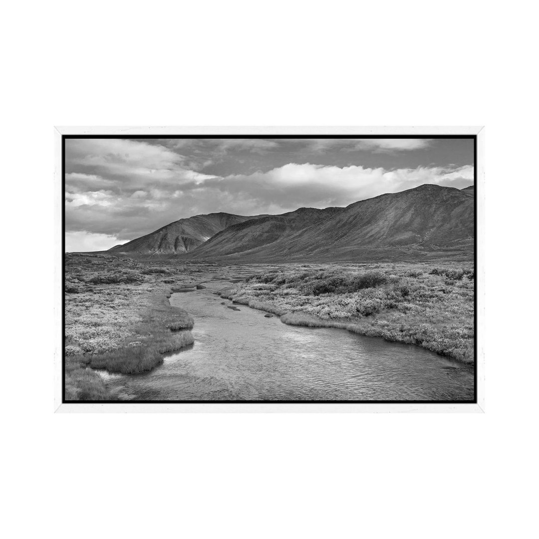 Hart River Flowing Over Tundra Beneath The Ogilvie Mountains, Yukon Territory, Canada von Tim Fitzharris - Gallery-Wrapp...