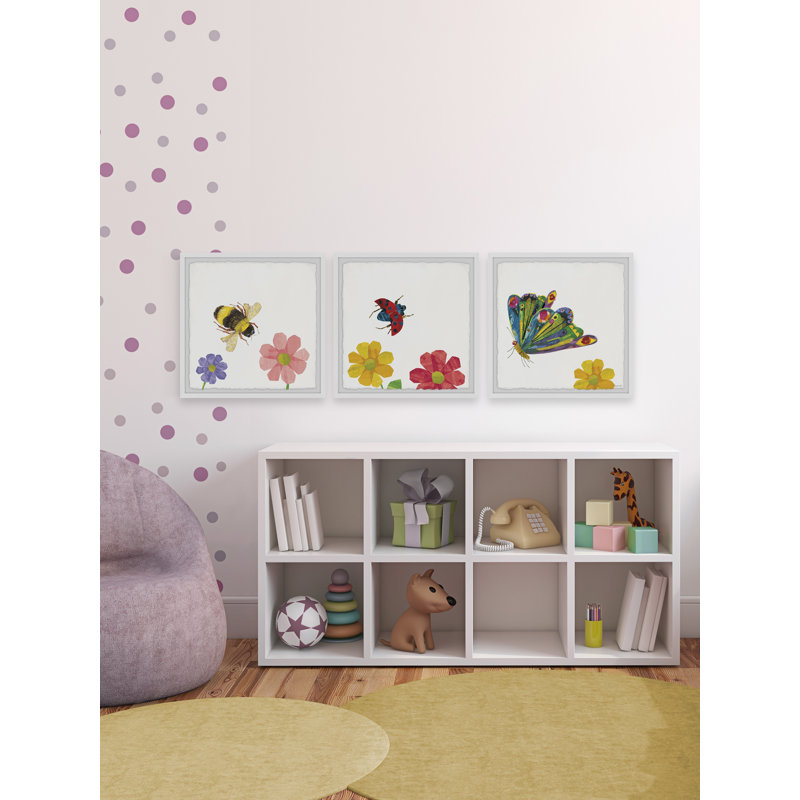 Ensemble de 3 pièces encadrées Kennedy, H 12 po x l 12 po x P 1,5 po