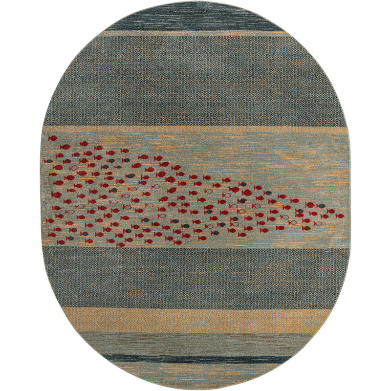 Frederica Indoor Rug, Oval 8' x 10'