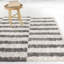 Tapis moderne à rayures crème Leopoldo-46195805