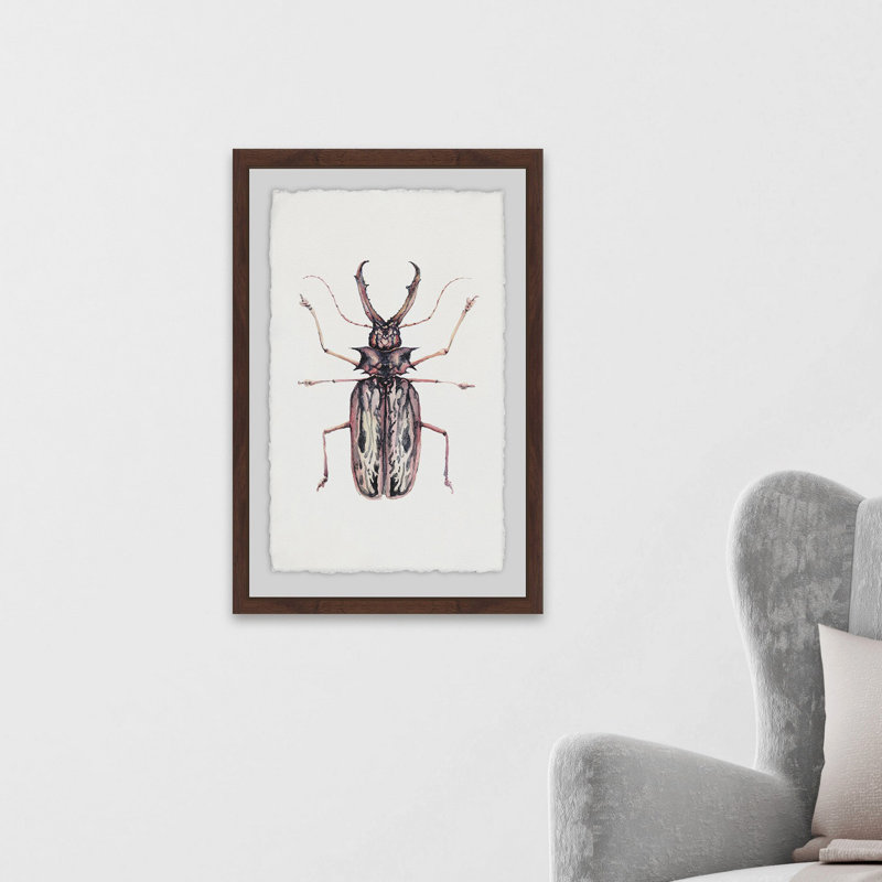 Artsy Insect - Cadre photo, reproduction d'art sur papier, H 30 po x l 20 po