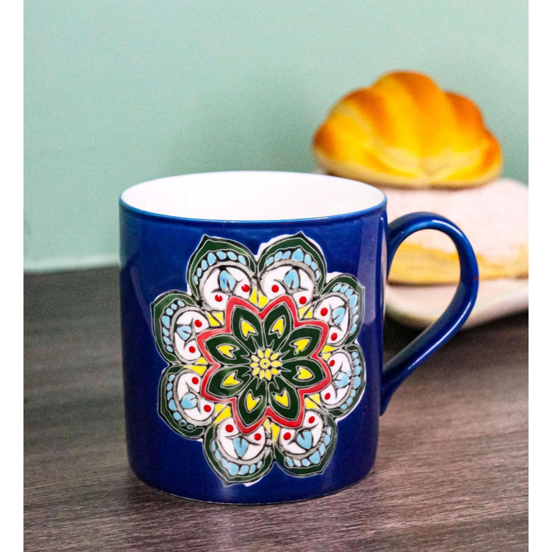 Tasse en céramique indigo Ajna