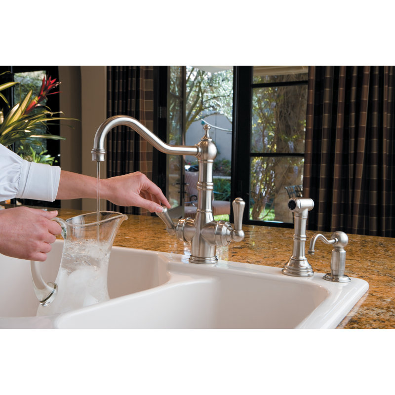 Rohl Soap Dispenser, Satin Nickel