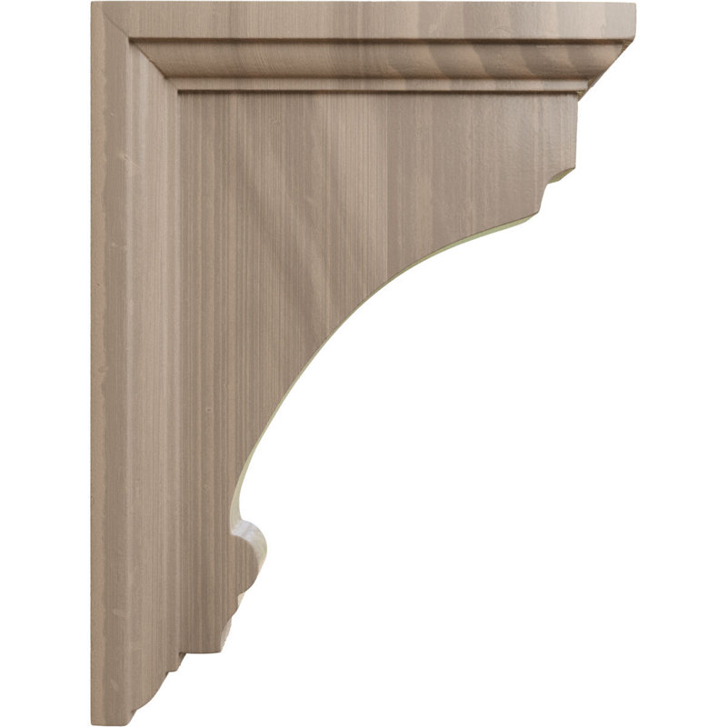 Support en bois Thompson, Noyer, 8" H x 2.5" W x 6" D