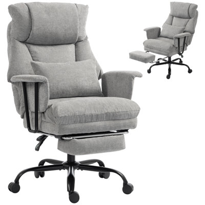 HOMCOM Linen Office Chair