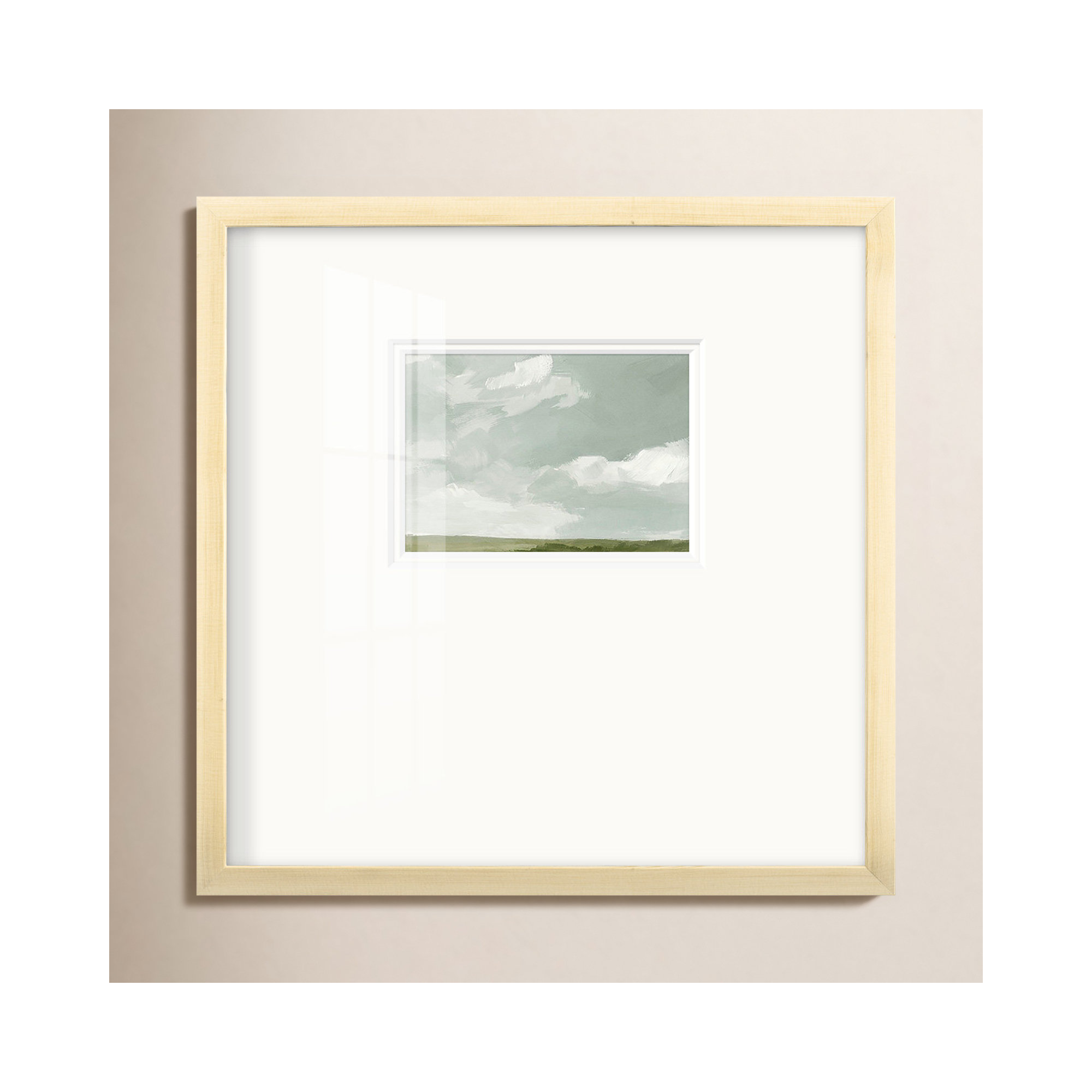 Gray Stone Sky II, 21" H x 21" W x 1.25" D