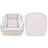 Piping Pontoon Boat Captain Chair with Ergonomic Backrest & Thick Compression Foam-1731877009
