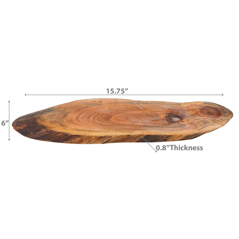 Plat de service en bois Millwood Pines Anfaniola