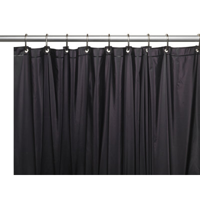 Doublure de rideau de douche simple avec œillets en métal Gallaway