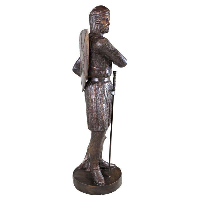 Battle Ready, Medieval Soldier Garden Statue