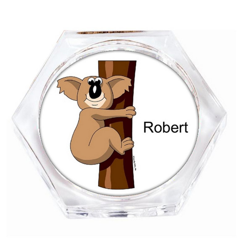 Ensemble de 4 sous-verres personnalisés Koala Bear, Oui