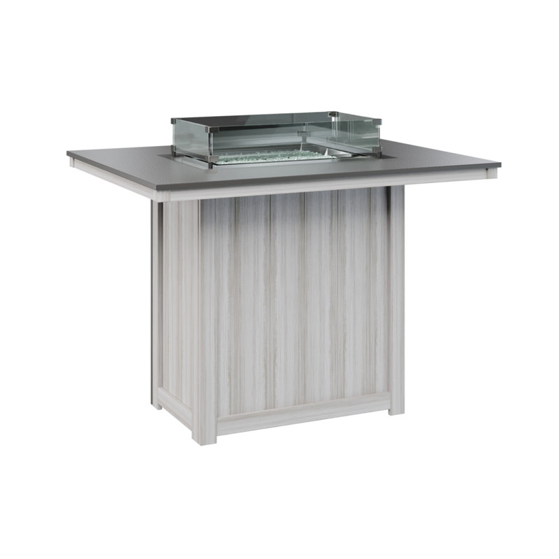 Foyer de table berlinois Donoma, H 39 po x l 41 po x P 54 po, Acier inoxydable martelé avec base en coquillage