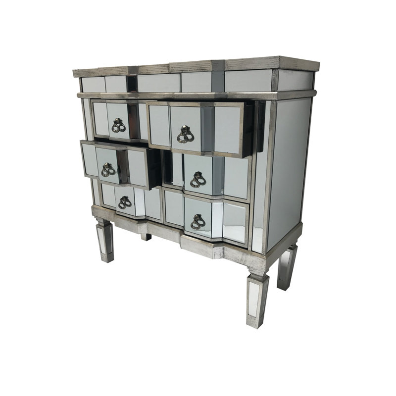 Liev Solid Wood 81cm W 6 - Drawer Chest of Drawers