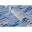 Tapis argent et bleu noué à la main de haute qualité-64363982