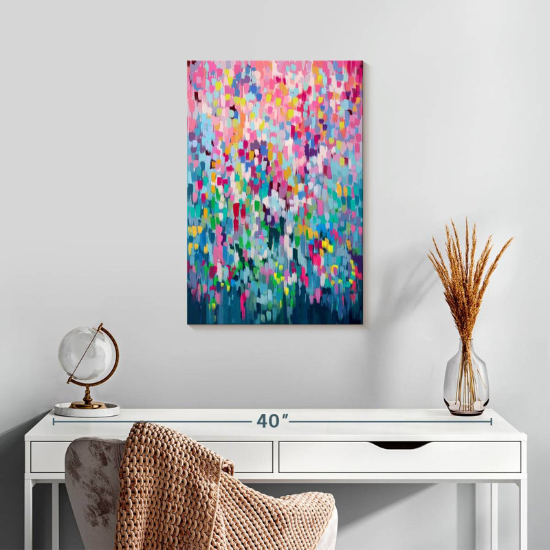Avery Floral Pixels II, 24" H x 16" W