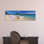 «Fishing Boat Moored on the Beach, Palawan, Philippines», reproduction de photo sur toile