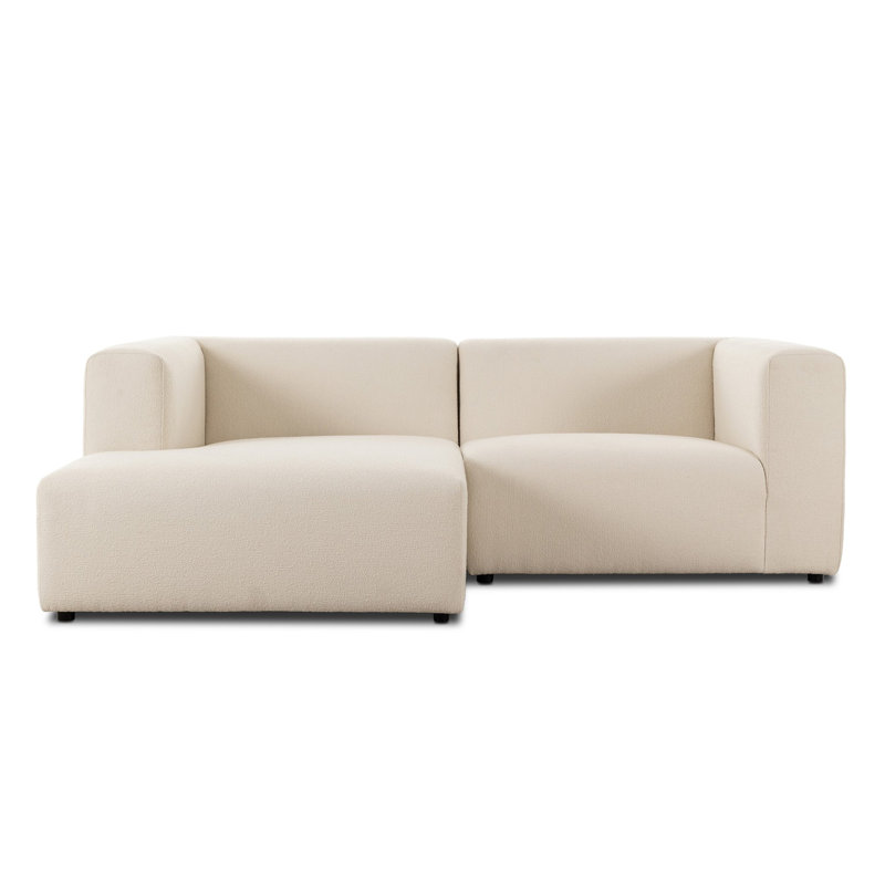 Lawndale 2PC Sectional LAFC-Fayette Cloud, Left Hand Facing, Fayette Cloud Polyester Blend