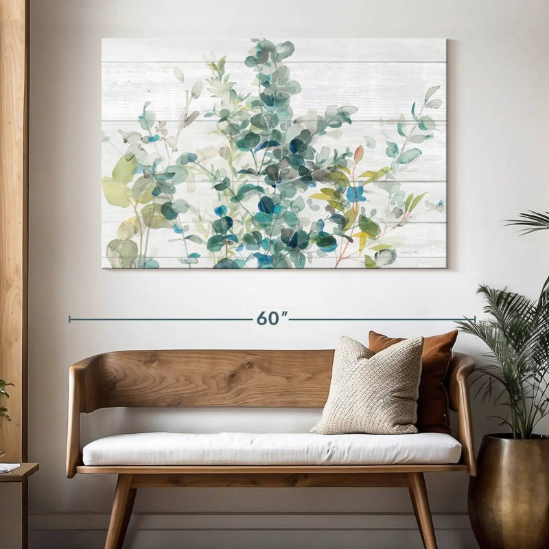 Harnek apaisant eucalyptus I, H 34 po x l 51 po
