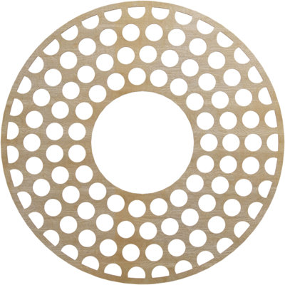 Médaillon de plafond en bois d'aulne 32 po x P 11 po x P 11 po x P 1/4 po