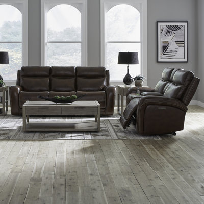 Canapé et causeuse à gravité zéro avec console Britaney
