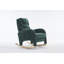 Chaise berçante en tissu avec repose-pieds Teddy-199263665
