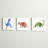 Dailene Animals 3 - Piece Framed Art