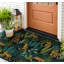 Non-Slip Floral Outdoor Doormat