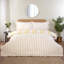 Maya Frilled Cotton Blend Striped Duvet Cover Set-124538011-124538013