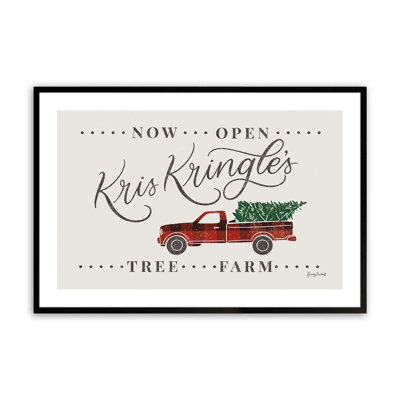Kris Kringle's Tree Farm Print