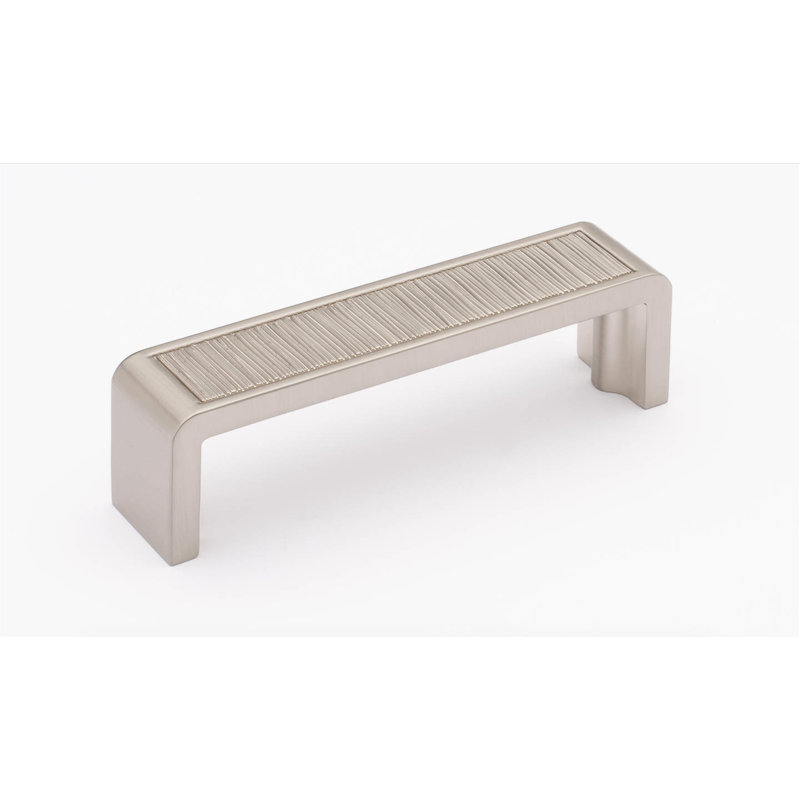 Brushed 4" Center to Center Bar Pull, Satin Nickel, 4"